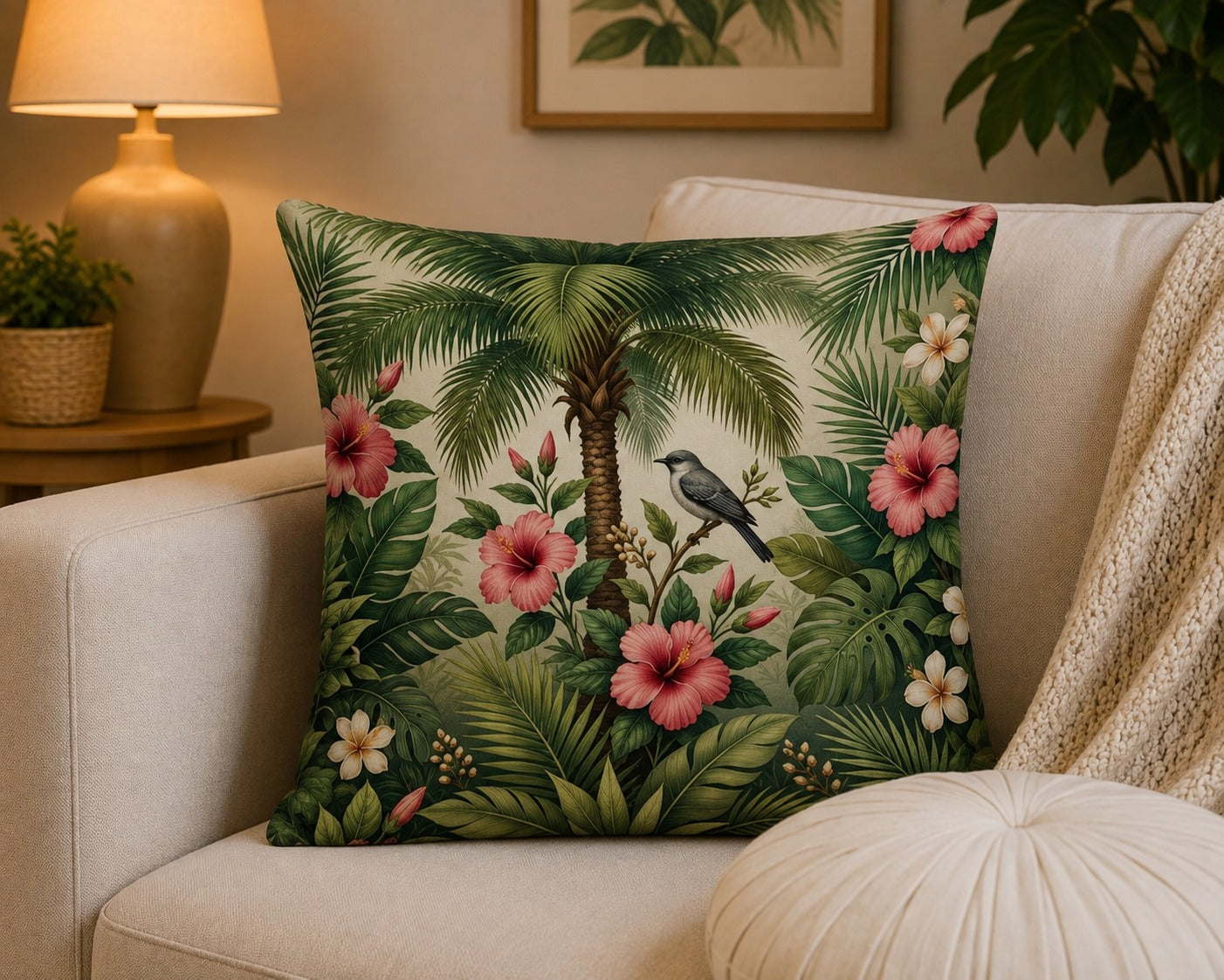 Housse de coussin Oiseaux