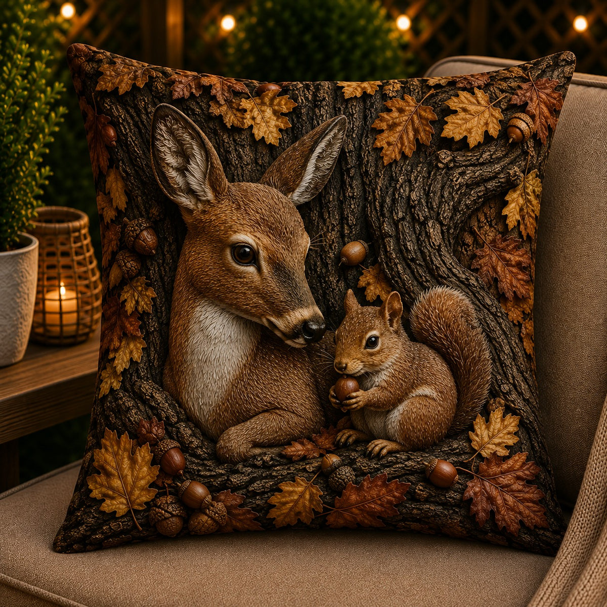 Housse de coussin Forêt