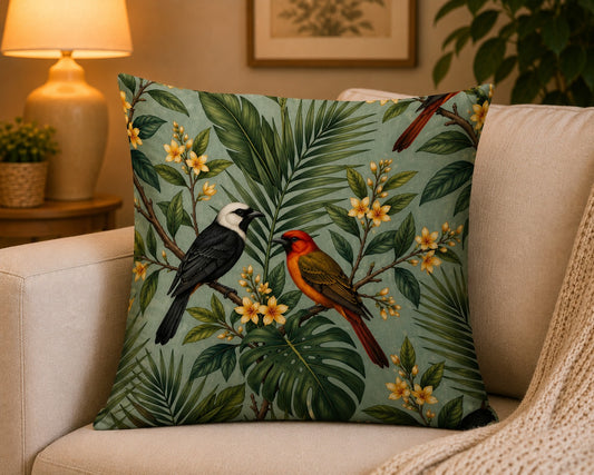 Housse de coussin Oiseaux