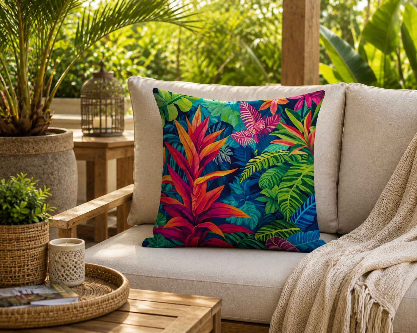 Housse de coussin Floral