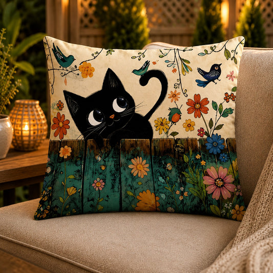 Housse de coussin Chat