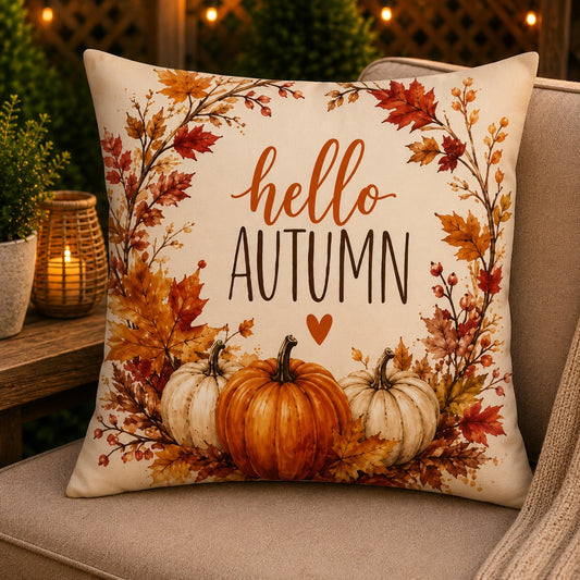 Housse de coussin Citrouille
