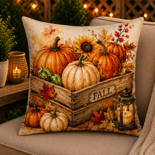 Housse de coussin Citrouille
