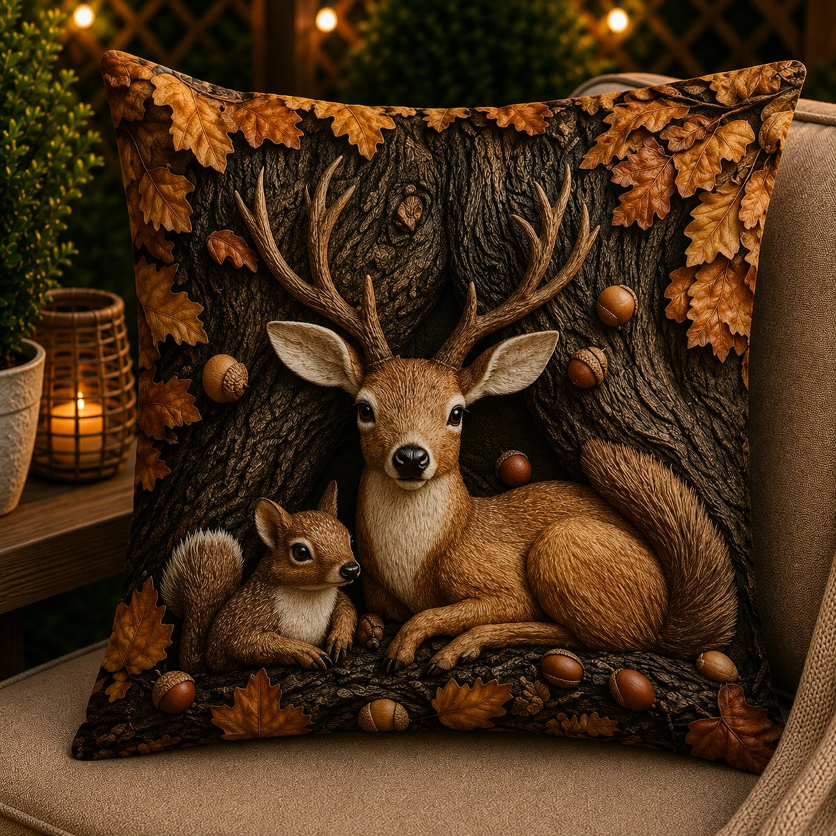 Housse de coussin Foret