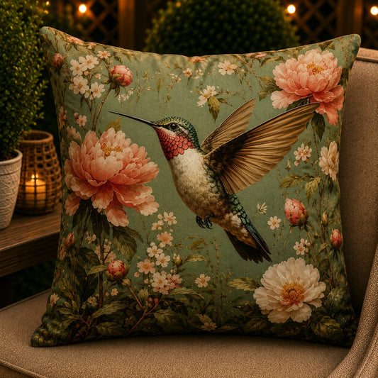 Housse de coussin Colibri