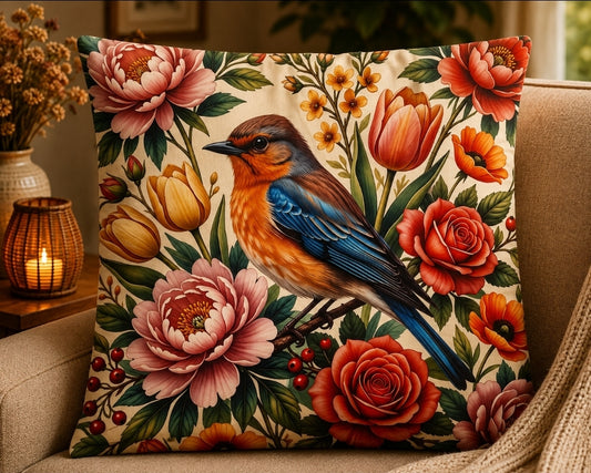 Housse de coussin Oiseaux