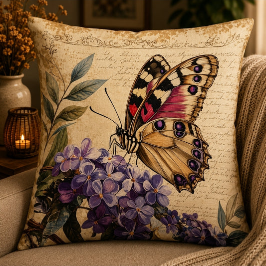 Housse de coussin Papillon