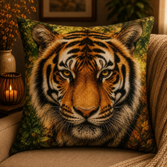 Housse de coussin Tigre