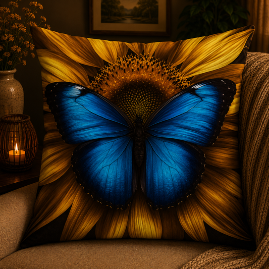 Housse de coussin Papillon